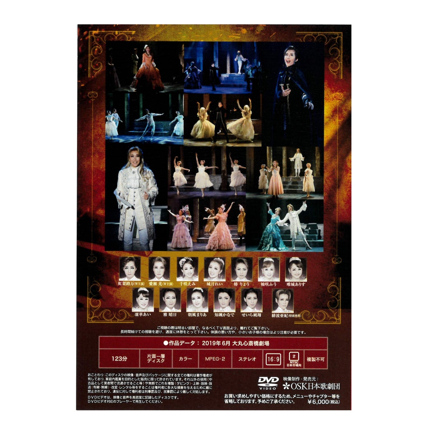 【DVD】2019年06月公演 Salieri & Mozart~愛と憎しみの輪舞~